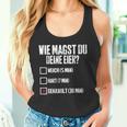 Wie Magst Du Deine Eier Gekrault Lustiges Tank Top