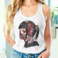 Anime Manga Gráfico Ojos Rojos Arte Anime Camiseta sin mangas