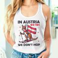 In Austria We Ski We Don't Hop Kangaroo Austria Tank Top