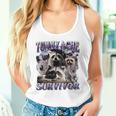 Belly Pain Survivor Raccoon Tank Top