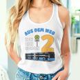 Children's 2 Years Boy Little Bus Driver 2Nd Birthday Bus Articulated Bus Tank Top