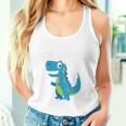 Children's 4Th Birthday Boy Dino T-Rex Dinosaur 4 Birthday Tank Top