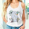 Children's 6 Years Birthday Robot And Technology Tank Top