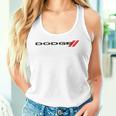 Dodge Wordmark Logo Gray Tank Top