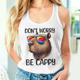 Don't Worry Be Cappy Capybara Water Pig Tank Top