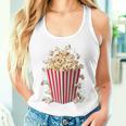 Fancy Dress & Carnival Retro Popcorn Costume Blue Tank Top