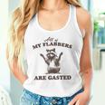 All Of My Flabbers Are Gasted Raccoon Tank Top