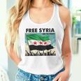 Free Syria Syria Revolution Freedon Flag Blue Tank Top