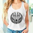 The Guardian Spirit Wolf & Dog Lover Aquarelle Tank Top