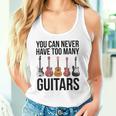 Never Too Many Guitars Guitar Tank Top