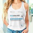 Ketamine Hci Keta Trip Rave Festival Techno Tank Top