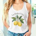 La Dolceita Lemon Italian Summer Limoncello Amalfi Coast Tank Top