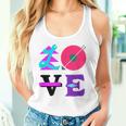 Love Colourful Typography For Creative Individuality Blue Tank Top