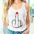 Middle Finger Jolly As Fuck Adult Joke Offensive Christmas Tank Top