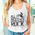 All I Need Is A Rock Trial Bike Motorcycle Tank Top