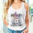 Official Siberian Husky Dog Sleep Blue Tank Top