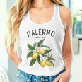 Palermo Limón Arte Sicilia Italiana Fruta Amante Italia Sicilia Camiseta sin mangas