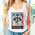 Raccoon Lover Tank Top - Cute Animal Theme for Nature Fans