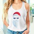 Santa Claus Sunglasses Christmas Santa Claus Long-Sleeved Tank Top