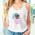 Schlafi Schlafi Hamster Meme Gray Tank Top