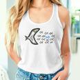 Smilo & Bron With Fish Motif Gray Tank Top