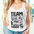 Team Trash Tv Raccoon Gray Tank Top