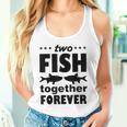 Two Fish Together Forever Angler Tank Top