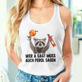 Wer A Sagt Muss Auch Perol Sagen Waschbär Meme Pedro Spritz Tank Top