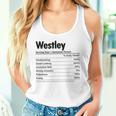 WESTLEY Nutrition Facts Name Definition Graphic Tank Top