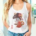 Year Of The Rabbit Chinese Zodiac Animal Horoscope Red Seal Tank Top