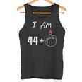 I Am 44 Plus 1 Middle Finger For A 45Th Birthday Tank Top