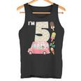 5Th Birthday Crew Ice Cream Truck I'm 5 Bday Ice Cream Party Camiseta sin mangas