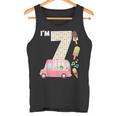 7Th Birthday Crew Ice Cream Truck I'm 7 Bday Ice Cream Party Camiseta sin mangas