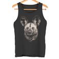 African Wild Dog Portrait Wildlife Safari Theme Tank Top