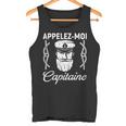 Appelez Moi Capitaine Bateau Mer Barbe Humour Homme Cadeau Débardeur e