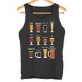 Arte Cerveza Regalos Degustación Cervezas Caseras Hombre Amantes De La Cerveza Cerveceros Manga De Doble Puntada Talla S Negro Camiseta sin mangas