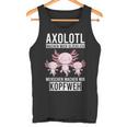 Axolotl Aquaristik Axolotlbreeder Tank Top