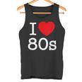 Back To 80'S Intage Retro I Love 80'S Graphic Camiseta sin mangas