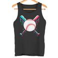 Baseball Bat Drip With Melting Ice Cream Drippy Pocket Tank Top