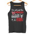 Her Biggest Fan Gymnastics Grandma Of A Gymnast Grandmother Tank Top