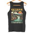 Born In Guyana Flag Travel Country Guyanese Pride Tank Top