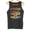 This Boy Likes Planes Aviation Boys Tank Top