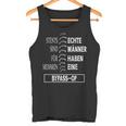 Bypass Surgical Saying Genuesungen Man Scar Heart Operation Tank Top