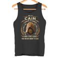 As a CAIN I Have 3 Sides Ninja Custom Name Birthday Gift Tank Top