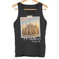 Catedral De Milán Italia Souvenir Duomo Di Milano Italiano Camiseta sin mangas