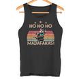 Catintage Pew Pew Madafakas Cat Ho Ho Ho Christmas Tank Top