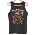 Christmas Outfit Cat With Christmas Lights Christmas Tank Top