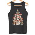 Christmas Tree Christmas Cats Christmas Tank Top