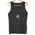 Climbing And Bouldering In The Climbing Hall Tank Top