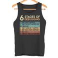 Coder Informatiker Admin 6 Stages Of Debugging Programmer Tank Top